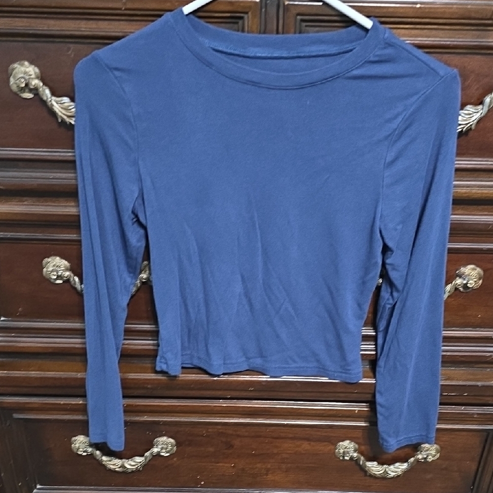 Navy Blue Women's Top